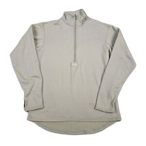 Army Cold Weather Mid Weight Thermal Beige Sz M Long Sleeve Shirt Gen III Gorp